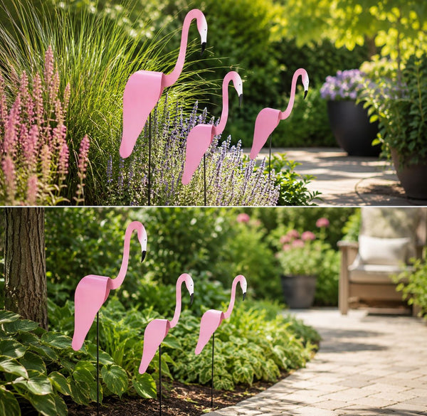 Kleurrijke Winddansende Flamingo